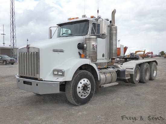 2002 Kenworth T800 Triaxle Truck Tractor, SN:1XKDPBEX82J894443, Cat C16-600
