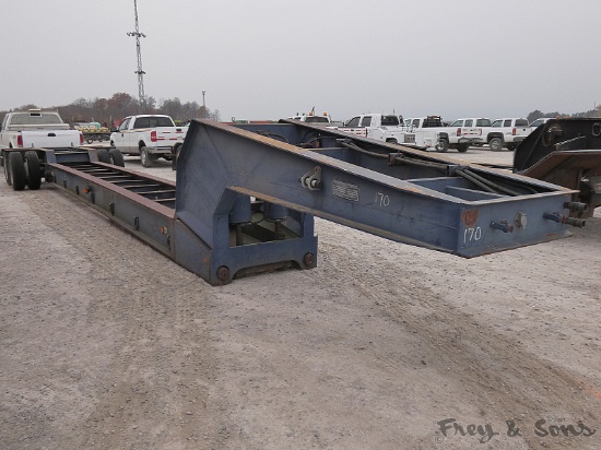1993 Nelson Detach Gooseneck Beam Tandem Trailer, SN:1N9A44X32P1012669, Mod