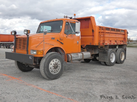 2002 International 4900 S/A Dump Truck, SN:1HTSHADT22H401830, DT530 Pre-Emi