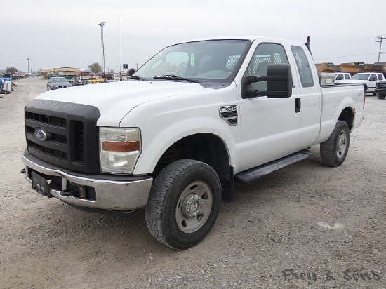 2008 Ford F250 XL 4x4 Ext. Cab Pickup, SN:1FTSX21548EA81853, V8 Gas, Auto,
