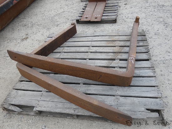 (2) Loader Forks