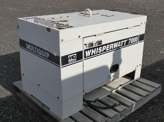 MQ 7000 WW Gen Set, Model: DA7000SS, SN:3788995, Diesel
