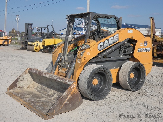 2014 Case SV300 Skidloader, SN:NEM470197, ROPS, Case Controls, Aux. Hyd, Hy