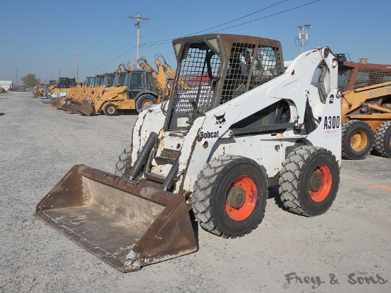 2004 Bobcat A300 All Wheel Steer Skidloader, SN:526411167, Kubota Diesel, Q