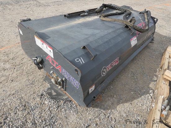 Virig 84'' Pickup Sweeper, SN:132297, Skidloader QT