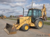 Ford 555D 4x4 Tractor Loader Backhoe, SN:A438878, EROPS, Ext. hoe, Reads 16