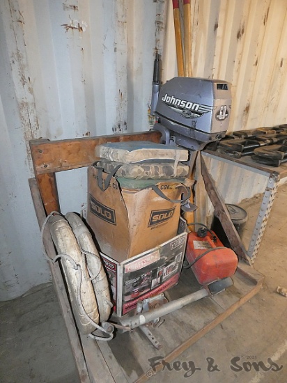 Johnson 6hp Boat Motor & Accessories