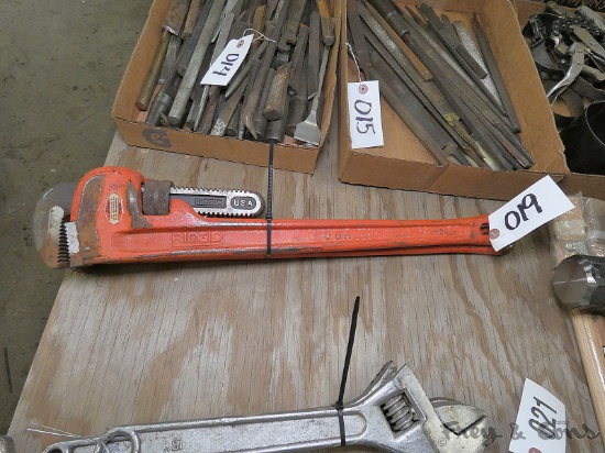 (2) Ridgid 24'' Pipe Wrenches