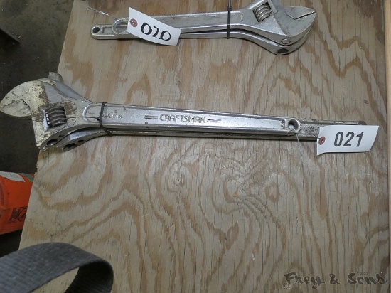 (2) Large Crescent Wrenches