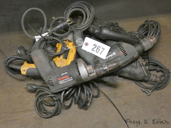 (9) Corded Drills
