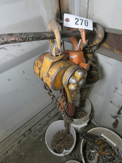 (3) 1/2 Ton Comelongs