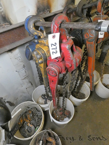 (3) 1.5 Ton Comelongs