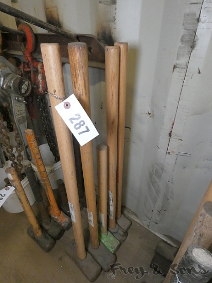 Row of Large Sledges