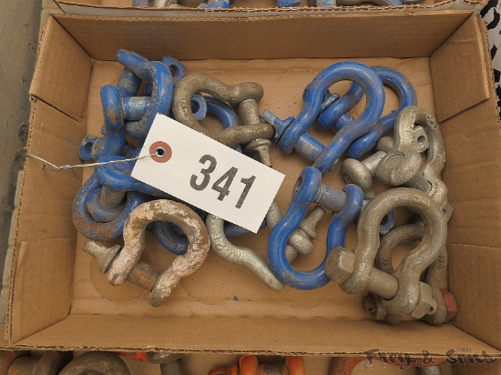 Box of Small 2t & 3t Clevises / Shackles