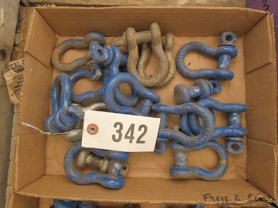 Box of Small 2t Clevises / Shackles