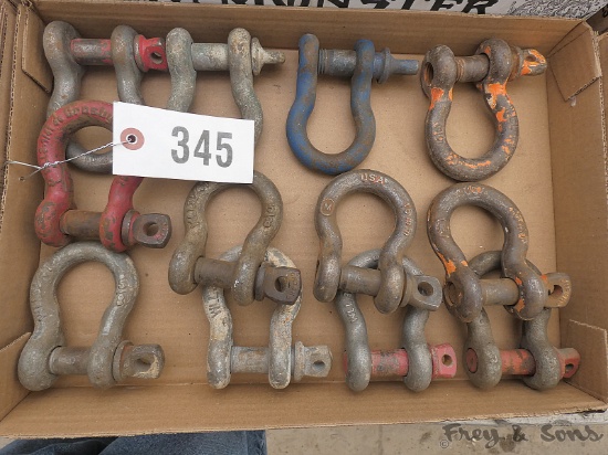 Box of Small 5/8 & 16mm Clevises / Shackles