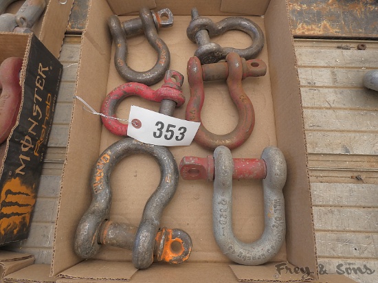 Box of Misc. Clevises / Shackles