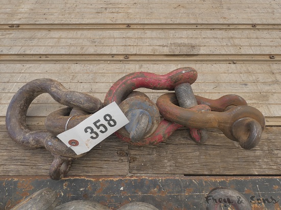 (4) 12 Ton Clevises / Shackles