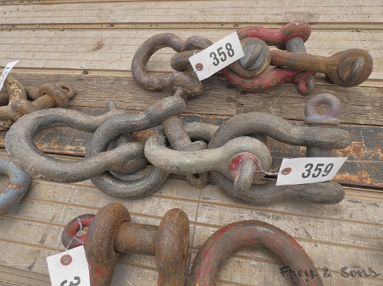 (4) 12 Ton Clevises / Shackles