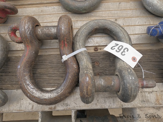(2) 17 Ton Clevises / Shackles
