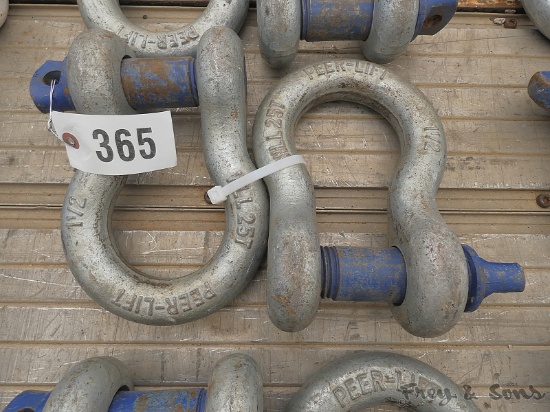 (2) 25 Ton Clevises / Shackles