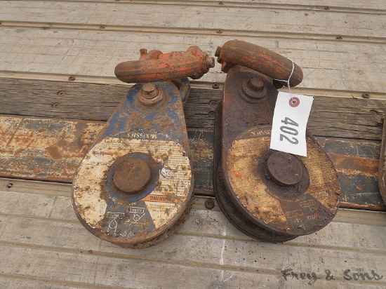 (2) Pulley Blocks