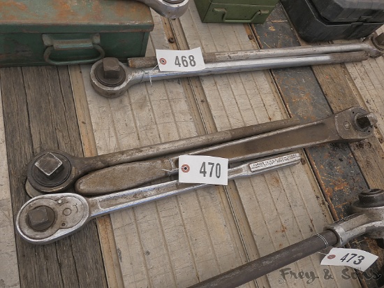 (3) 1'' & 3/4'' Ratchets