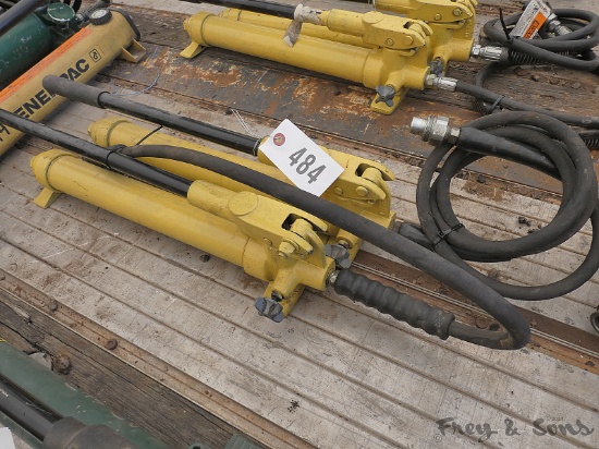 (2)Enerpac Pumps