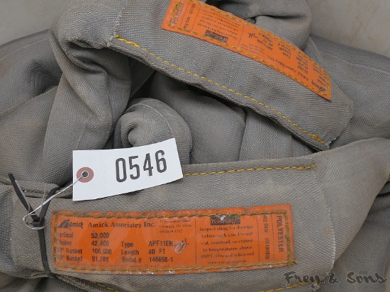 (2 x Bid) Amick APF11EN 40' Lift Loops
