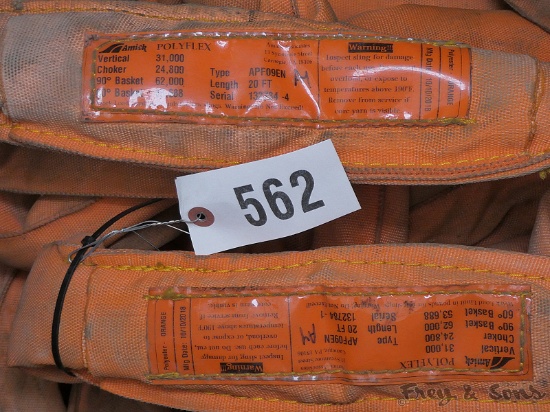 (2 x Bid) Amick APF09EN 20' Lift Loops