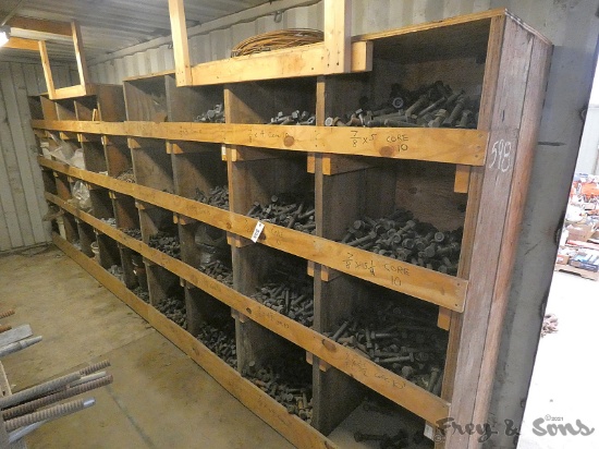 7/8'' Core 10 Bolts in Bins along Wall