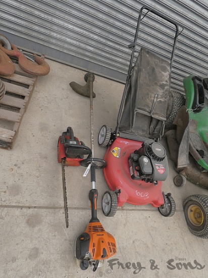 Stihl FS70R Weed Trimmer, Chainsaw & Push Mower