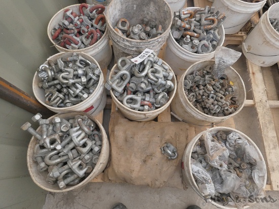 (9) Buckets USA Cable Clamps