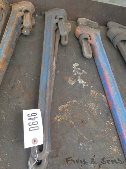 (2) Ridgid 36'' Pipe Wrench