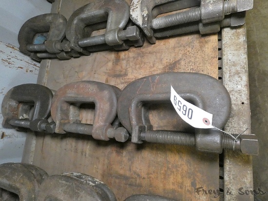 (6) x Bid: 4'' HD Bridge Clamps