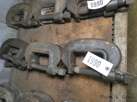 (6) x Bid: 4'' HD Bridge Clamps
