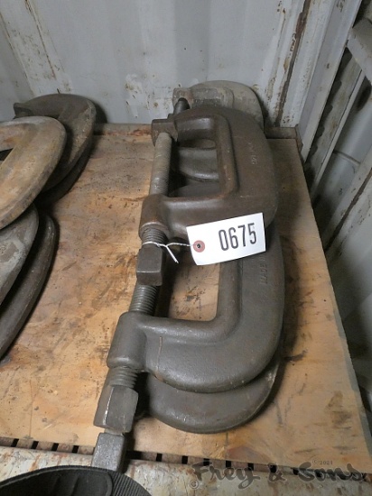 (5) x Bid: 6'' HD Bridge Clamps
