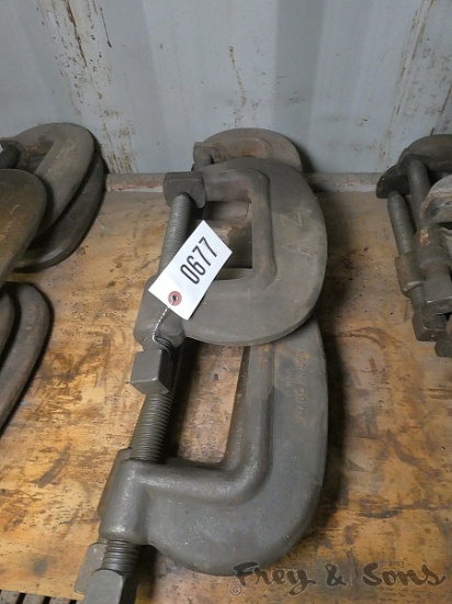 (5) x Bid: 6'' HD Bridge Clamps