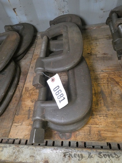 (5) x Bid: 6'' HD Bridge Clamps