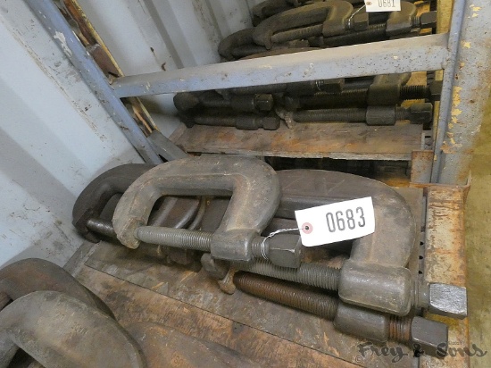 (5) x Bid: 6'' HD Bridge Clamps