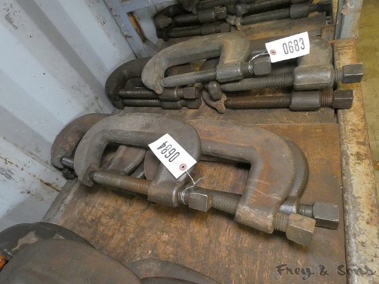(5) x Bid: 6'' HD Bridge Clamps