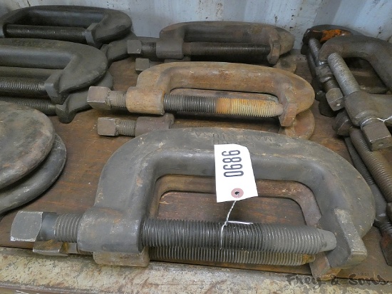 (6) x Bid: 8'' HD Bridge Clamps