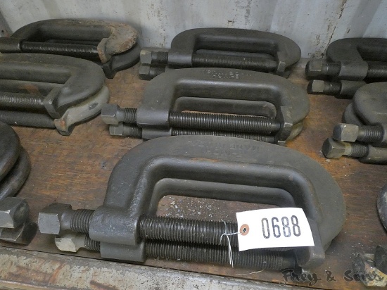 (6) x Bid: 8'' HD Bridge Clamps