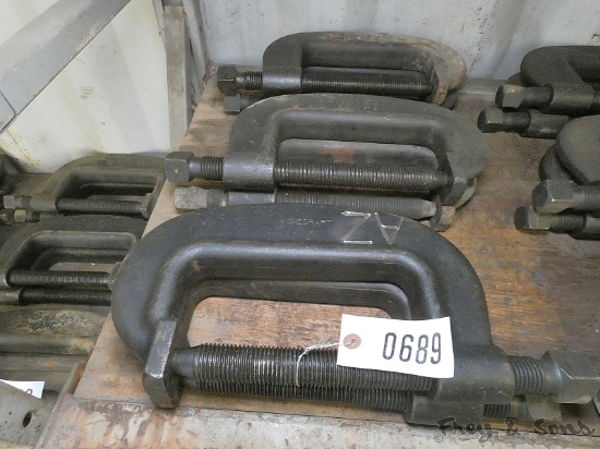 (6) x Bid: 8'' HD Bridge Clamps