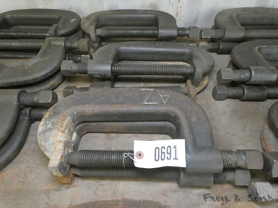 (6) x Bid: 8'' HD Bridge Clamps