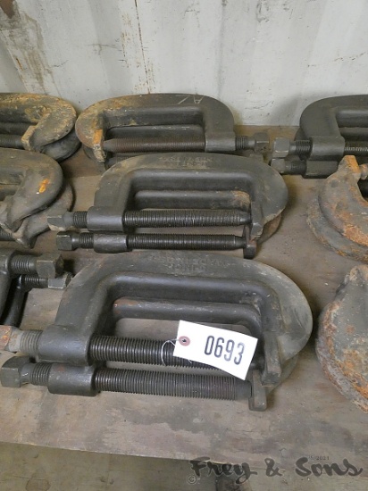 (6) x Bid: 8'' HD Bridge Clamps