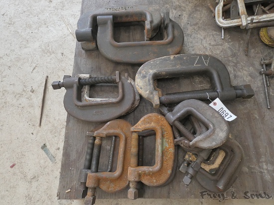 Lot of (17) Ast'd Bridge Clamps
