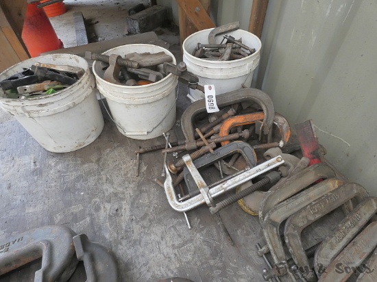 Lot of Misc C-Clamps