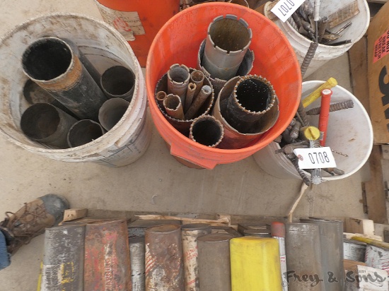 (3) Buckets Masonry & Core Bits