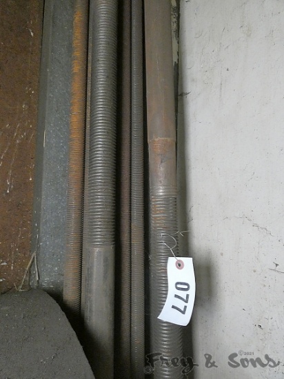 Large Threaded Steel Rod